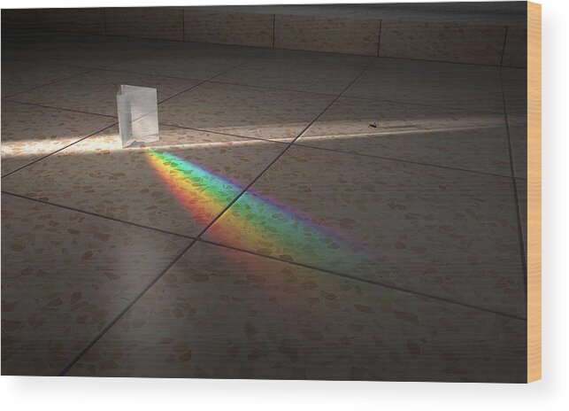 3d Wood Print featuring the digital art The Magic Of Light by Meir Ezrachi
