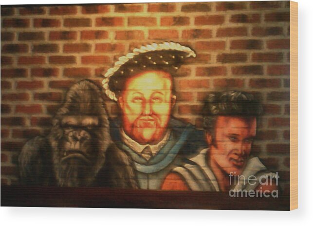  Wood Print featuring the photograph Three Kings Wall Mural 3 by Kelly Awad