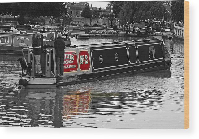 River Wood Print featuring the photograph Avon Riverboat #2 by Gordon Engebretson