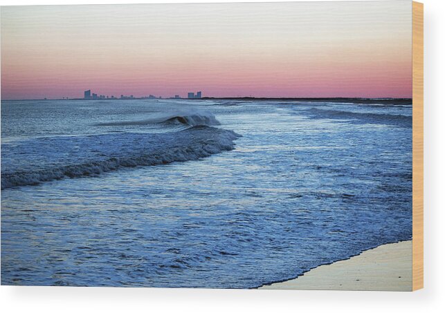 Sunset Wood Print featuring the photograph Pastel Sunset by Elsa Santoro