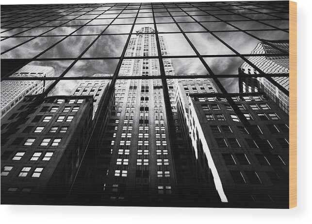 Chrysler Building Wood Print featuring the photograph Chrysler Reflections #2 by Jessica Jenney