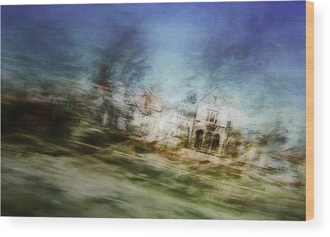 Photo Composite Wood Print featuring the photograph A Walk on the East Side by Scott Norris