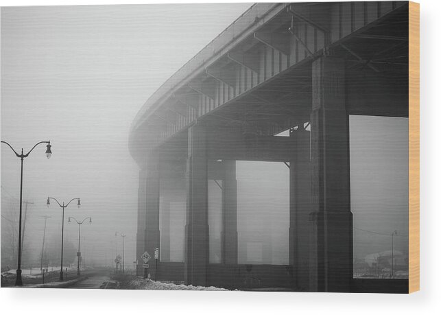 A7s Wood Print featuring the photograph Beneath the Fog by Dave Niedbala