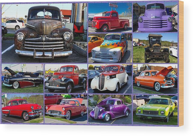 Cars Wood Print featuring the photograph Classic Cars by Robert L Jackson