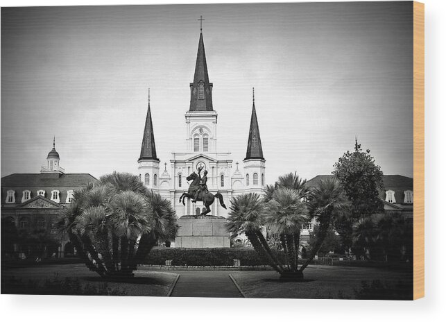 Jackson Square Wood Print featuring the photograph Jackson Square 2 by Perry Webster