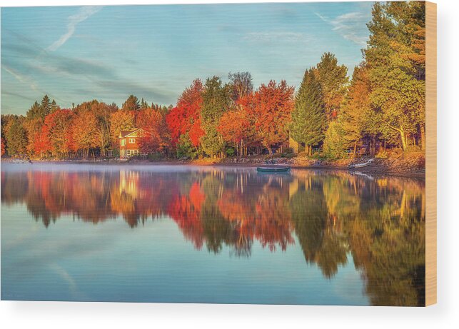 Mark Papke Wood Print featuring the photograph Peaceful Morning by Mark Papke