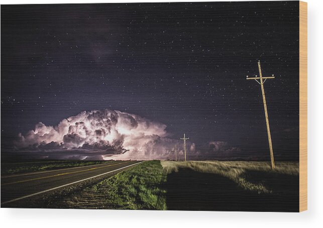 Stars Wood Print featuring the photograph Severe Clear by Marcus Hustedde