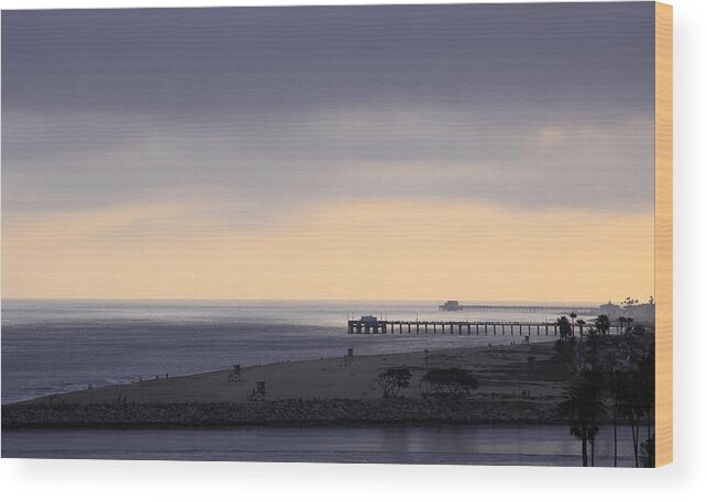 California Wood Print featuring the photograph Some cream after sunset by Viktor Savchenko