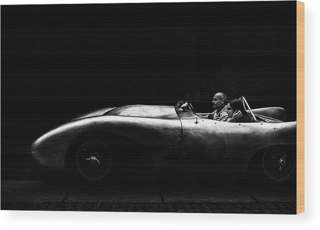 Sports Car Wood Print featuring the photograph Sports car by Livio Ferrari