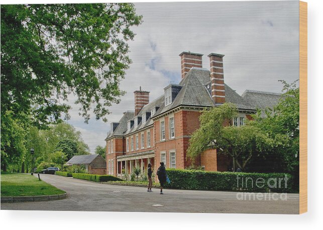 London Wood Print featuring the photograph This is London. Old Police House in Hyde Park. by Elena Perelman