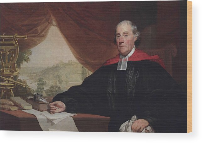 Gilbert Stuart Wood Print featuring the painting William Smith by Gilbert Stuart