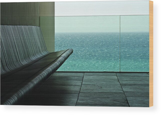Sea Wood Print featuring the photograph The Sound Of The Sea #1 by Florian Zeidler