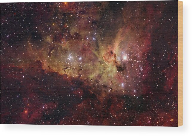 Outdoors Wood Print featuring the photograph Eta Carinae Is A Colorful Southern by Stocktrek Images