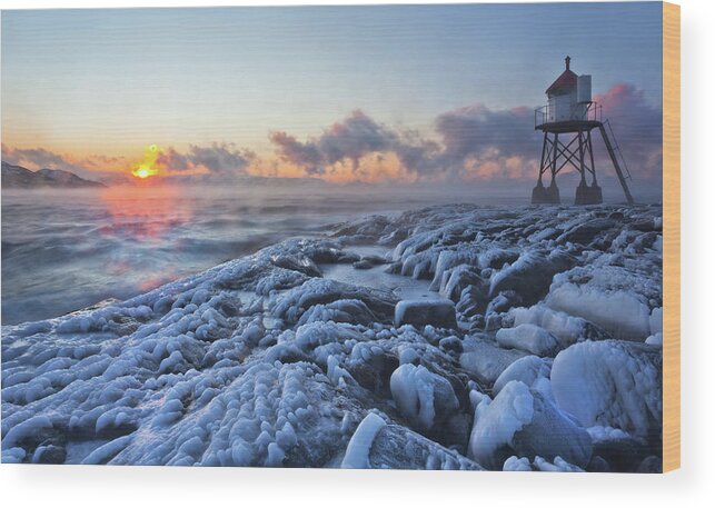 Tranquility Wood Print featuring the photograph Ice Age by Lars Mathisen Photography