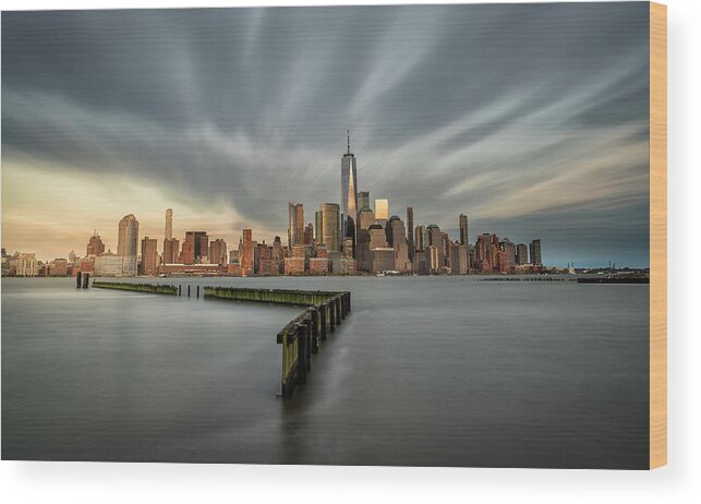 Architecture Wood Print featuring the photograph Scape by lvaro Prez &