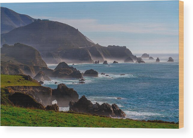 Rocky Point Wood Print featuring the photograph Rocky Point by Derek Dean