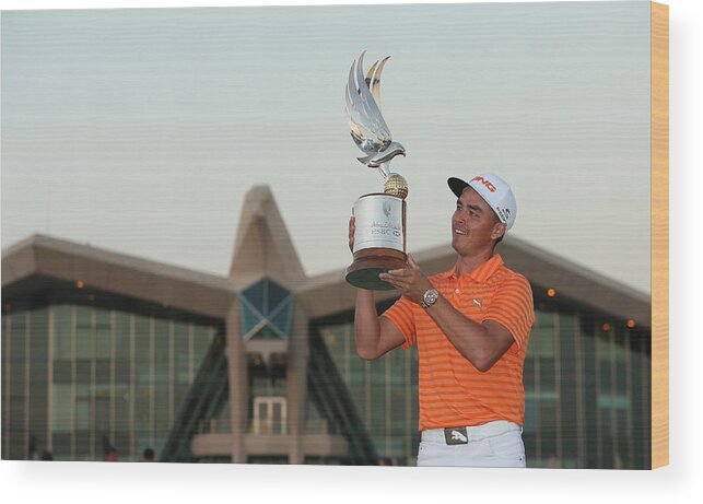 People Wood Print featuring the photograph Abu Dhabi HSBC Golf Championship - Day Four #9 by Andrew Redington