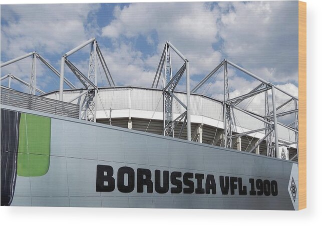 Europa Wood Print featuring the photograph Destination Borussia-Park by Juergen Weiss