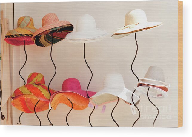 Hats Wood Print featuring the photograph Hats, Hats, Hats by Rich S