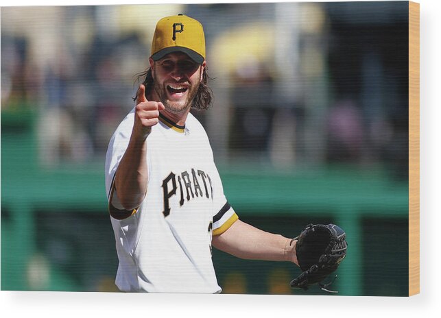 Ninth Inning Wood Print featuring the photograph Jason Grilli by Justin K. Aller