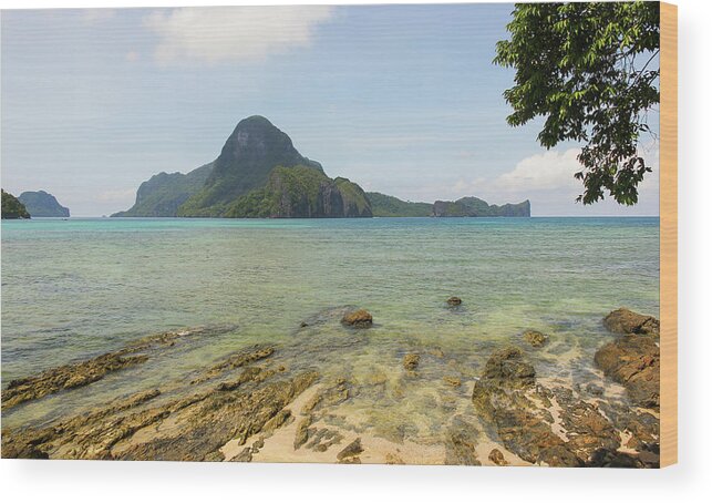 El Nido Wood Print featuring the photograph Paradise Island by Josu Ozkaritz