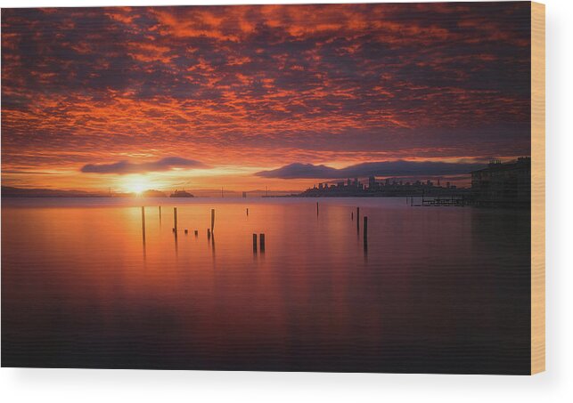  Wood Print featuring the photograph Sausalito Dreams by Louis Raphael