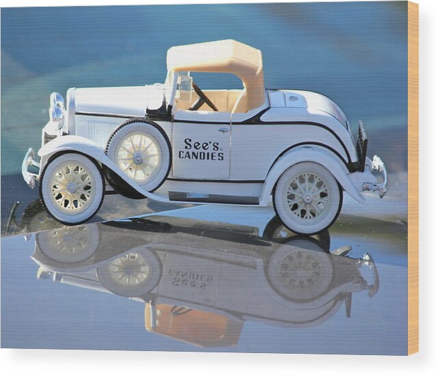 All Products Wood Print featuring the photograph Vintage Car by Lorna Maza