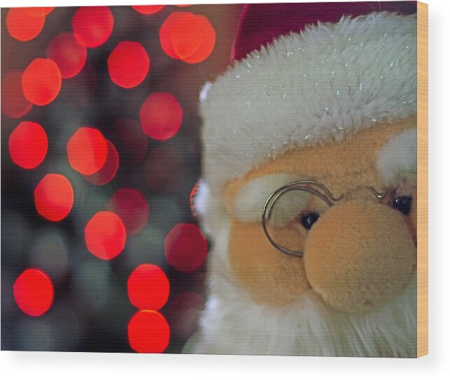Santa Wood Print featuring the photograph Santa by Spikey Mouse Photography