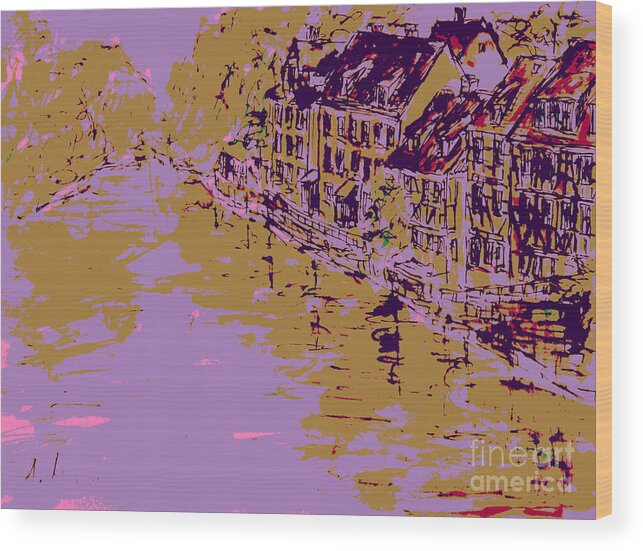 Stein Wood Print featuring the painting Stein Nuremberg #1 by Almo M