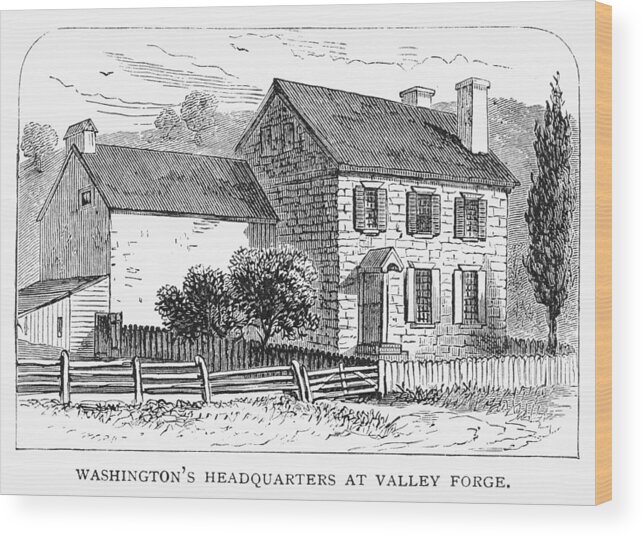 18th Century Wood Print featuring the photograph Washington: Headquarters #13 by Granger