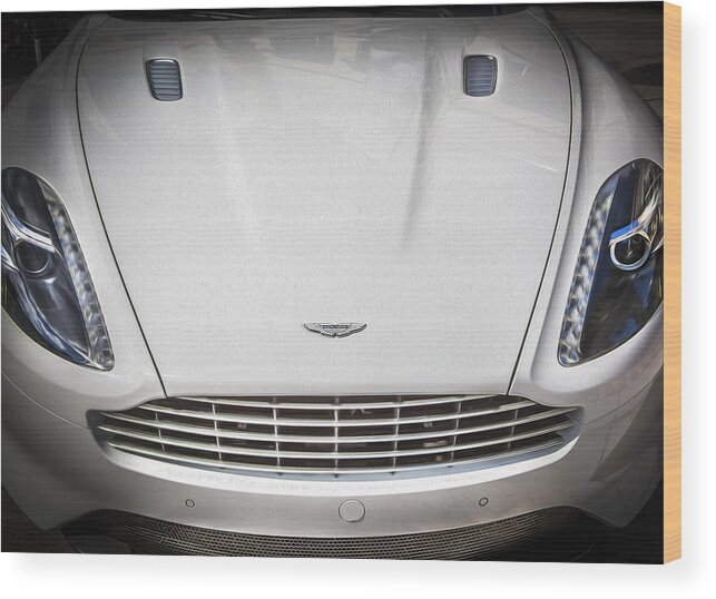 2012 Aston Martin Wood Print featuring the photograph 2012 Aston Martin DB9 by Rich Franco
