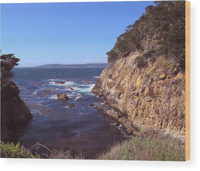 Point Lobos Wood Print featuring the photograph Afternoon At Point Lobos by Derek Dean