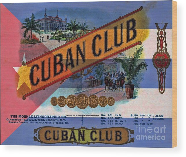 Cuba Wood Print featuring the photograph Cuba Vintage by Jerry Hart