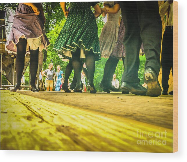 Dance Wood Print featuring the photograph Dance by George DeLisle