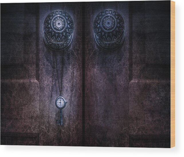 Fortune Wood Print featuring the photograph Doors of Fortune by Elvira Pinkhas