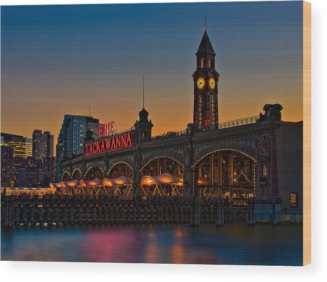 Erie Lackawanna Terminal Wood Print featuring the photograph Erie Lackawanna by Susan Candelario