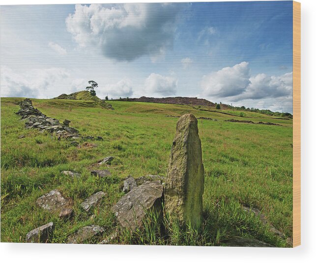England Wood Print featuring the photograph Haworth Near Penistone Crags by Alphotographic