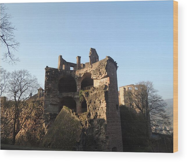 Heidelburg Castle Wood Print featuring the photograph Heidelburg Castle by Helen Heng