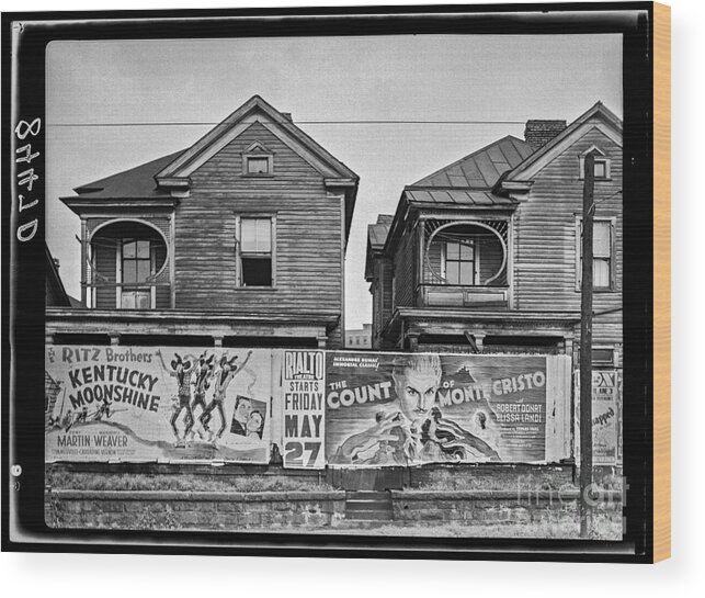 Houses Wood Print featuring the photograph Houses Atlanta Georgia by Russell Brown
