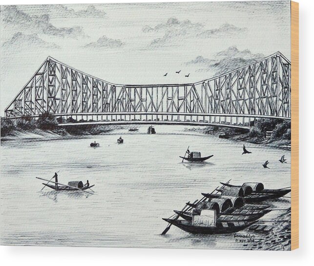 City of joy Kolkata Painting by Krishna Mondal | Saatchi Art