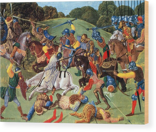 War Wood Print featuring the photograph Hundred Years War, 1337-1453 by Science Source