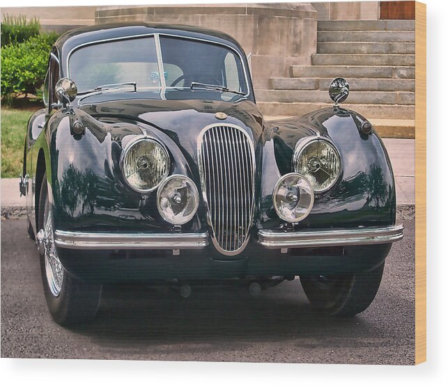 Victor Montgomery Wood Print featuring the photograph Jaguar by Vic Montgomery