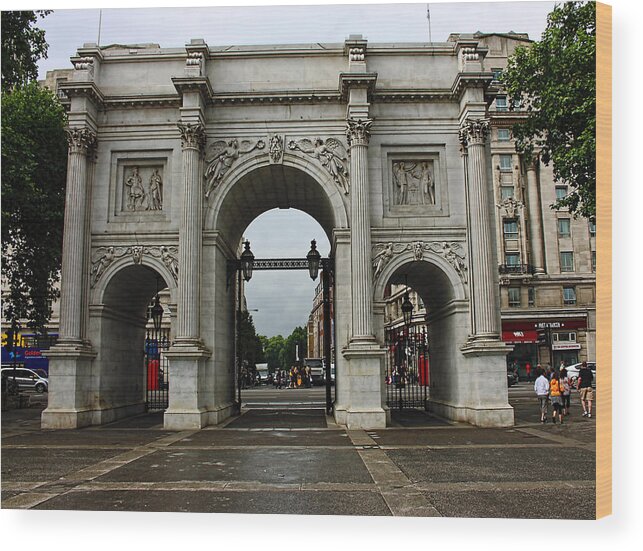 Marble Arch Wood Print featuring the photograph Marble Arch by Nicky Jameson