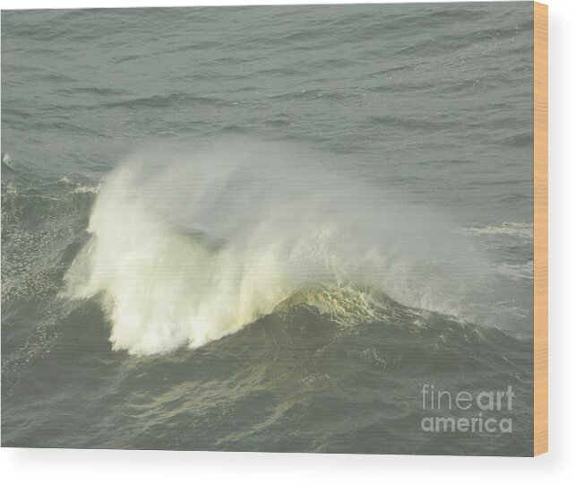 Ocean Wood Print featuring the photograph Motion by Gallery Of Hope 