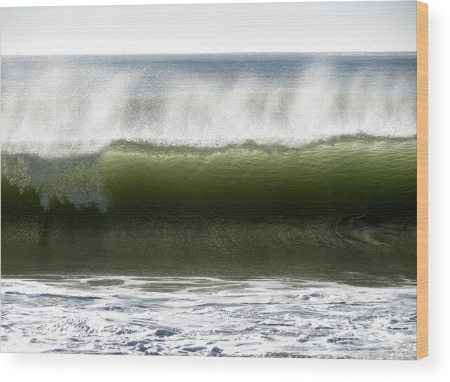 Ocean Wood Print featuring the photograph Ocean Palette by Gayle Swigart