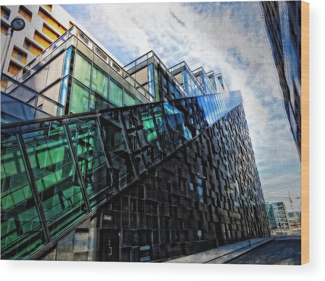 Oslo Architecture No. 4 Wood Print featuring the photograph Oslo Architecture No. 4 by Mary Machare