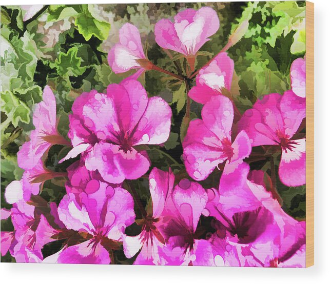 Flowers Wood Print featuring the photograph Pink Pretty by Mary Underwood