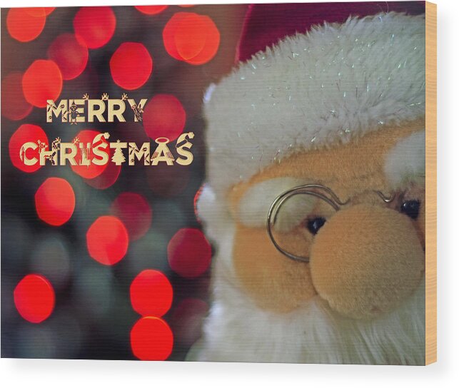 Santa Wood Print featuring the photograph Santa by Spikey Mouse Photography