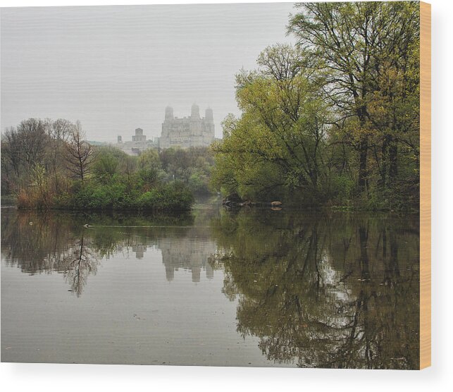 Beresford Wood Print featuring the photograph Spring Reflections by Cornelis Verwaal