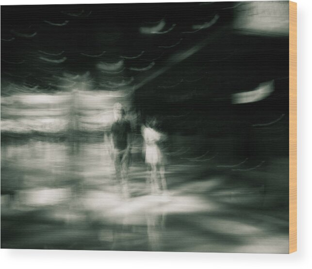 Impressionist Wood Print featuring the photograph Tension by Alex Lapidus